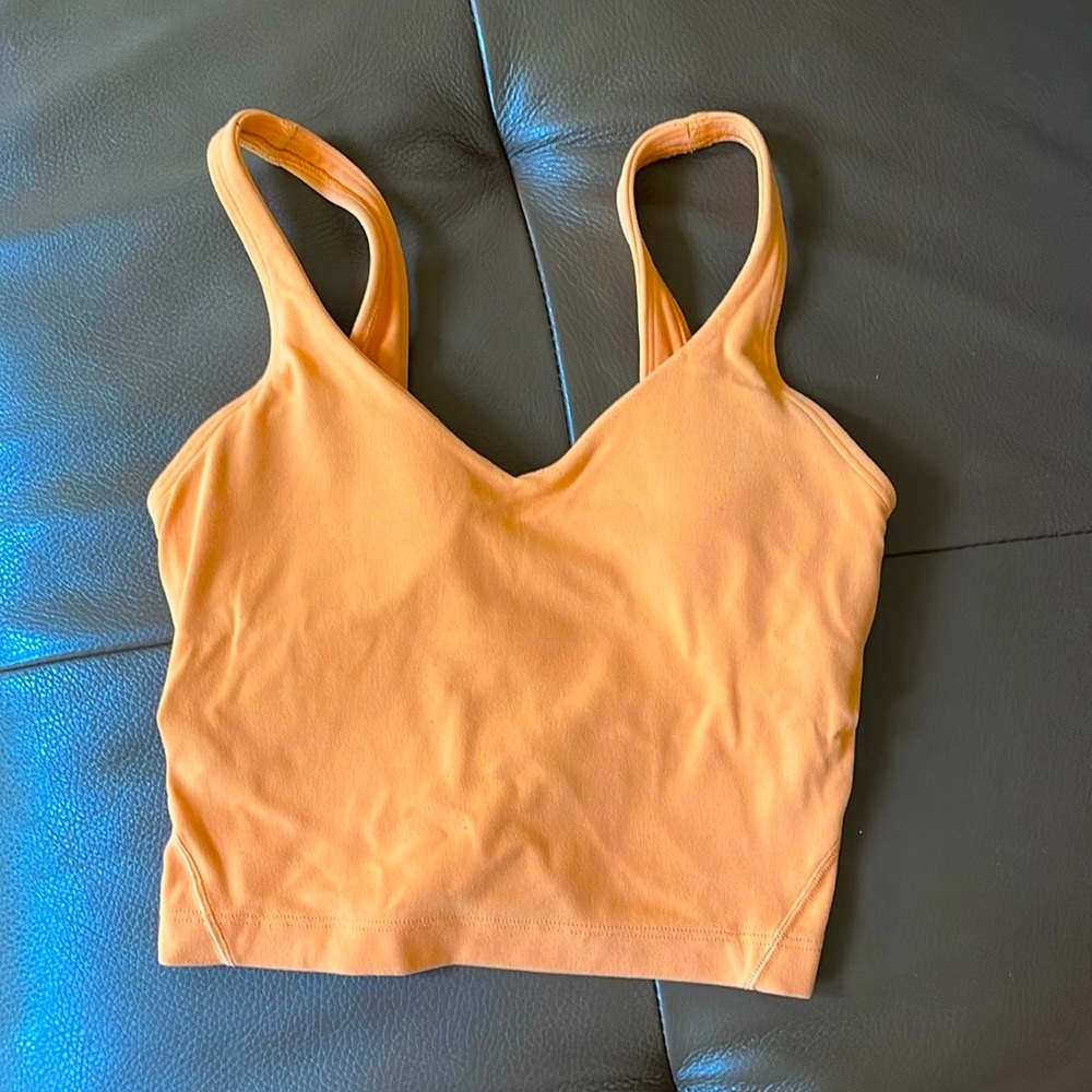 Lululemon Align Tank Top, Size 0, Orange